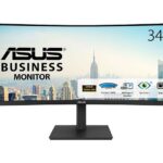 ASUS VA34VCPSN Wide Quad HD 34" Curved VA LED Monitor - Black