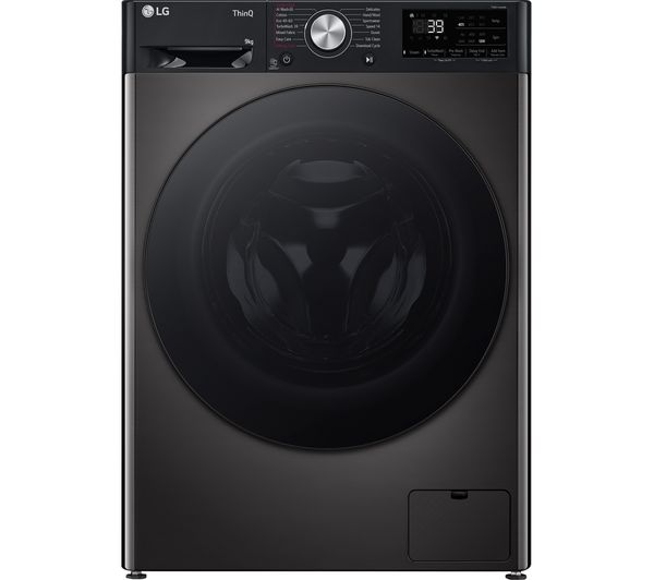 LG TurboWash 360 F2Y709BBTN1 WiFi-enabled 9 kg 1200 Spin Washing Machine - Platinum Black