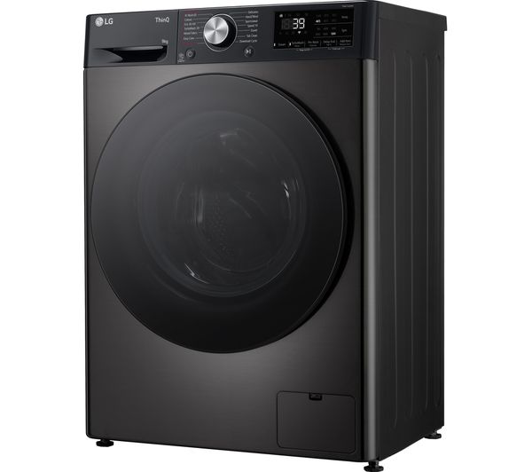 LG TurboWash 360 F2Y709BBTN1 WiFi-enabled 9 kg 1200 Spin Washing Machine - Platinum Black