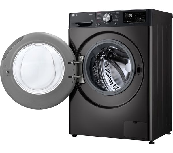 LG TurboWash 360 F2Y709BBTN1 WiFi-enabled 9 kg 1200 Spin Washing Machine - Platinum Black