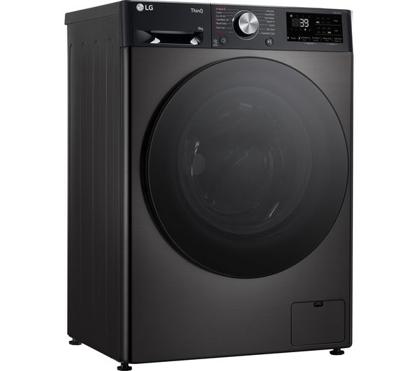 LG TurboWash 360 F2Y709BBTN1 WiFi-enabled 9 kg 1200 Spin Washing Machine - Platinum Black