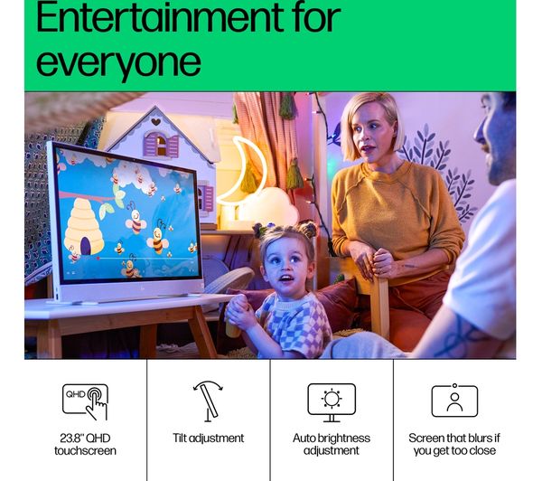 HP Envy Move 23.8" Portable All-in-One PC - Intel® Core™ i5 512 GB SSD White