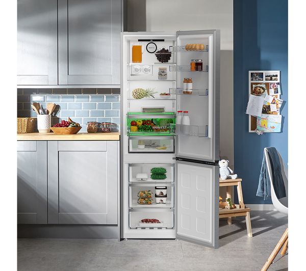 BEKO CNG7603VPX 60/40 Fridge Freezer - Brushed Steel