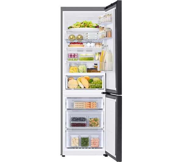 SAMSUNG Bespoke SpaceMax RB34C6B2E41 EU Smart 70 30 Fridge Freezer - Glam Navy