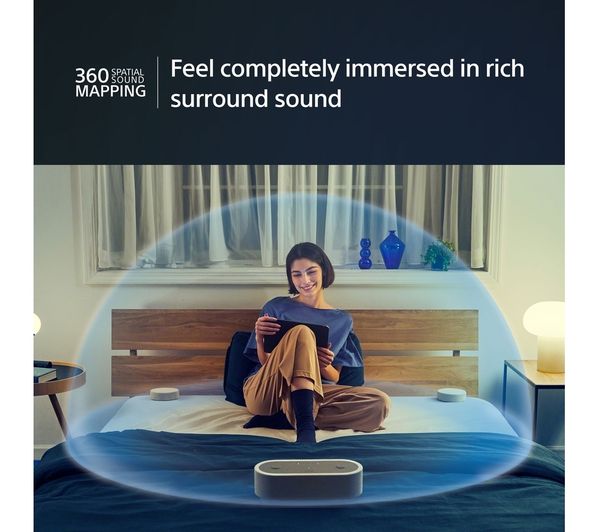 SONY HT-AX7 2.1 Portable Theatre System - Light Grey