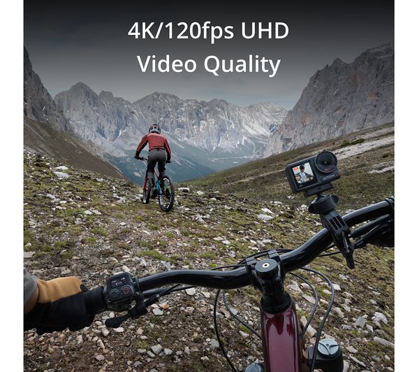 DJI Osmo Action 4 Adventure Combo 4K Ultra HD Action Camera - Black