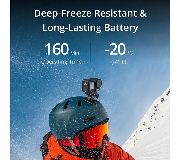 DJI Osmo Action 4 Adventure Combo 4K Ultra HD Action Camera - Black