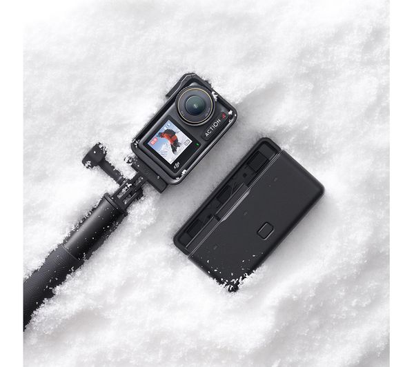 DJI Osmo Action 4 Adventure Combo 4K Ultra HD Action Camera - Black