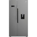 BEKO Pro ASD2542VX American-Style Fridge Freezer - Stainless Steel