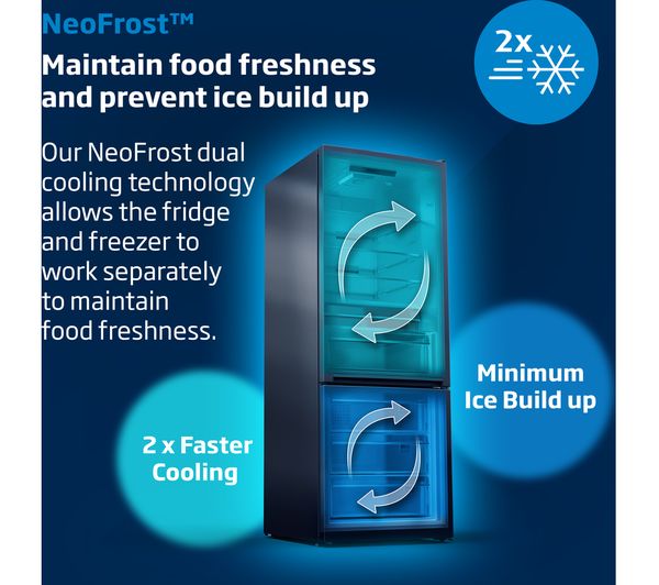 BEKO Pro ASD2542VX American-Style Fridge Freezer - Stainless Steel