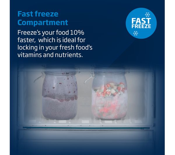 BEKO Pro ASD2542VX American-Style Fridge Freezer - Stainless Steel
