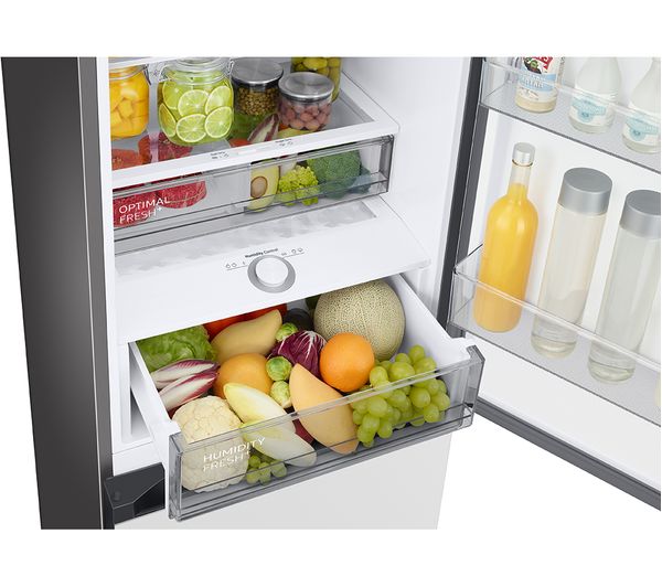 SAMSUNG Bespoke SpaceMax RB38C7B5C12 EU Smart 70 30 Fridge Freezer - White