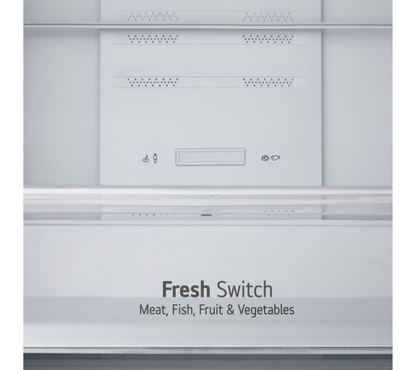 LG GBM22HSADH 70 30 Fridge Freezer - Silver