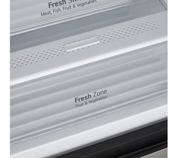 LG GBM22HSADH 70 30 Fridge Freezer - Silver
