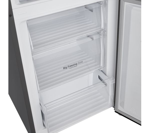 LG GBM22HSADH 70 30 Fridge Freezer - Silver