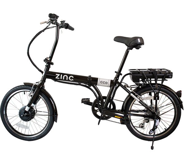 ZINC Eco Pro 20" Electric Folding Bike - Black