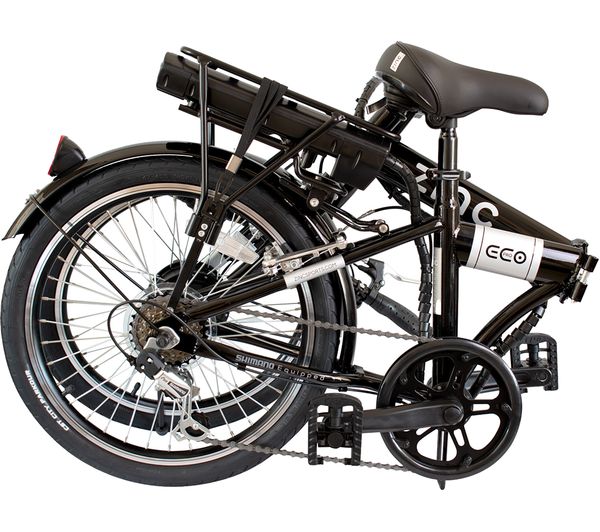 ZINC Eco Pro 20" Electric Folding Bike - Black