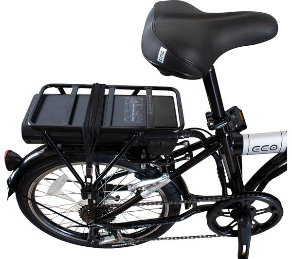 ZINC Eco Pro 20" Electric Folding Bike - Black