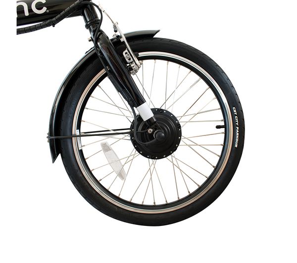 ZINC Eco Pro 20" Electric Folding Bike - Black