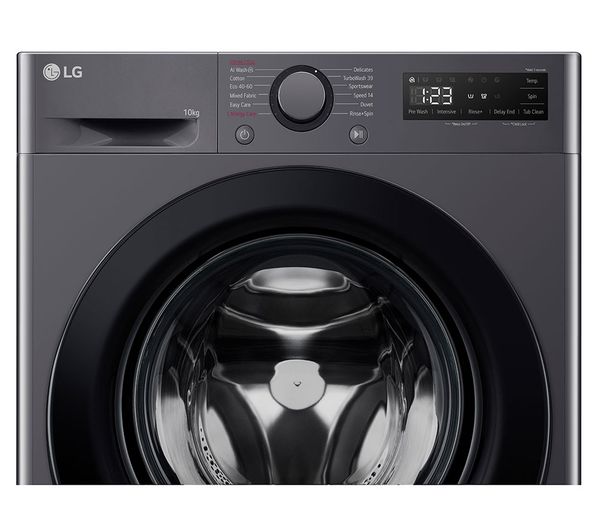 LGE TurboWash 360 with AI F4C510GBTN1 10 kg 1400 Spin Washing Machine - Slate Grey