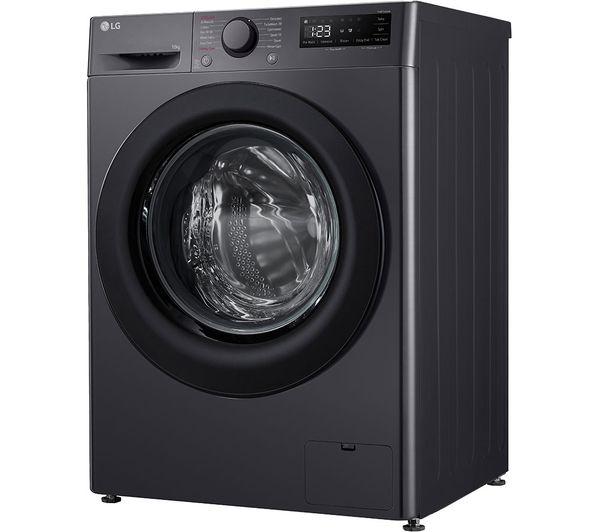 LGE TurboWash 360 with AI F4C510GBTN1 10 kg 1400 Spin Washing Machine - Slate Grey