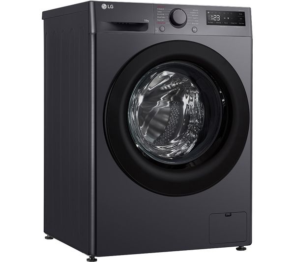 LGE TurboWash 360 with AI F4C510GBTN1 10 kg 1400 Spin Washing Machine - Slate Grey