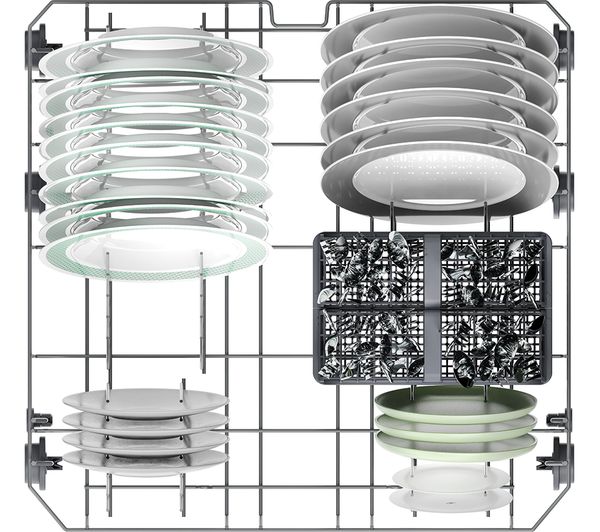 CANDY CI 3E53E0W-80 Full-size Fully Integrated Dishwasher