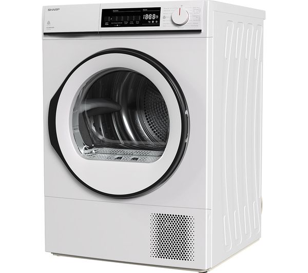 SHARP KD-NHB9S6GW3-EN 9 kg Heat Pump Tumble Dryer - White