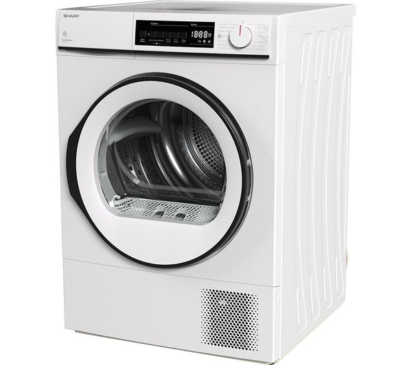 SHARP KD-NHB9S6GW3-EN 9 kg Heat Pump Tumble Dryer - White