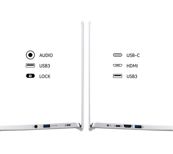 ACER Swift 3 14" Laptop - AMD Ryzen 7 1 TB SSD Silver