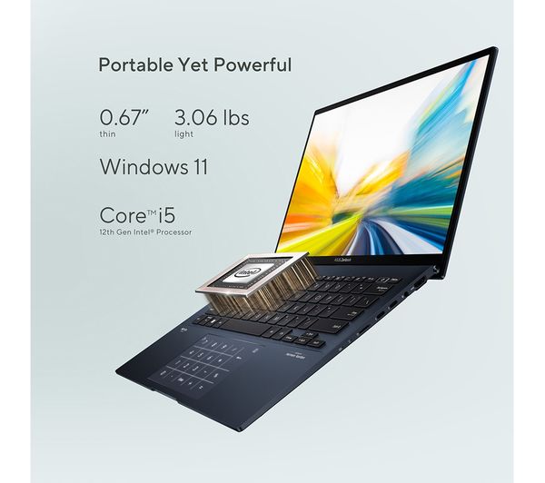 ASUS Zenbook 14 UX3402ZA 14" Laptop – Intel® Core™ i5 512 GB SSD Blue