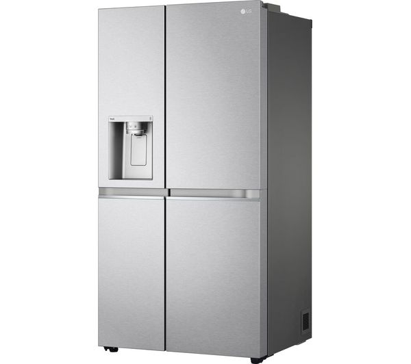 LG NatureFRESH GSLV91MBAC American-Style Smart Fridge Freezer - Metal Sorbet