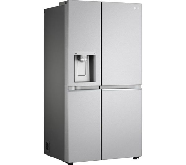 LG NatureFRESH GSLV91MBAC American-Style Smart Fridge Freezer - Metal Sorbet