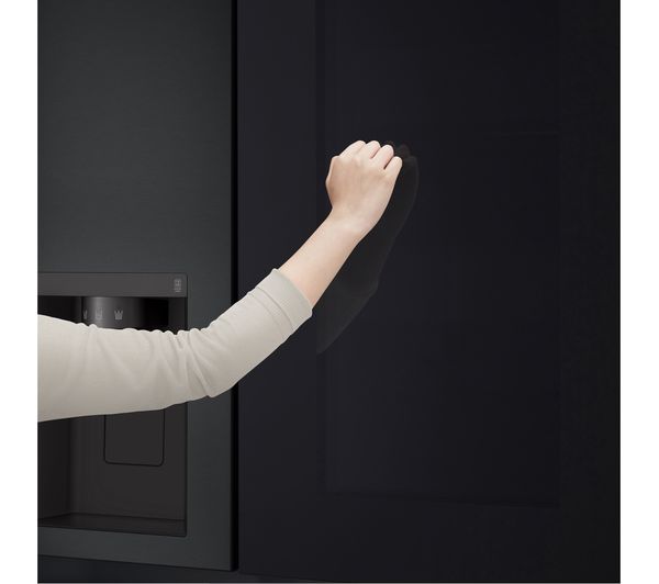 LG InstaView GSGV81EPLD American-Style Smart Fridge Freezer - Matte Black