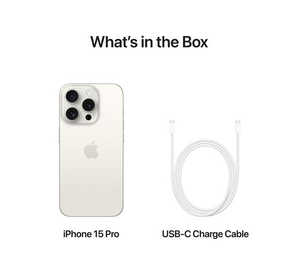 APPLE iPhone 15 Pro - 1 TB White Titanium