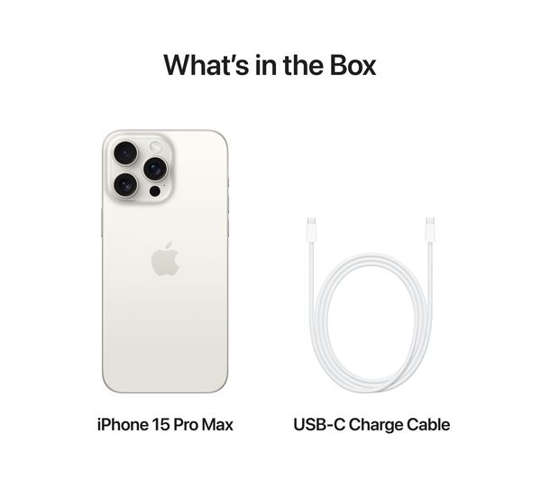 APPLE iPhone 15 Pro Max - 1 TB White Titanium
