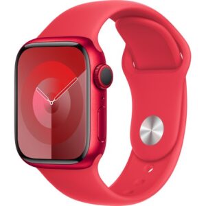 APPLE Watch Series 9 - 41 mm (PRODUCT)RED Aluminium Case with (PRODUCT)RED Sport Band S M