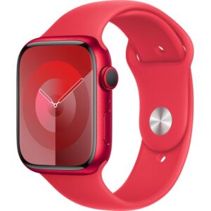 APPLE Watch Series 9 - 45 mm (PRODUCT)RED Aluminium Case with (PRODUCT)RED Sport Band  M L