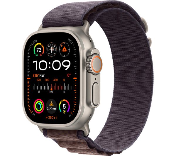 APPLE Watch Ultra 2 Cellular - 49 mm Titanium Case with Indigo Alpine Loop Small