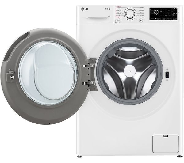 LGE EZDispense with TurboWash F4Y509WWLA1 WiFi-enabled 9 kg 1400 Spin Washing Machine - White