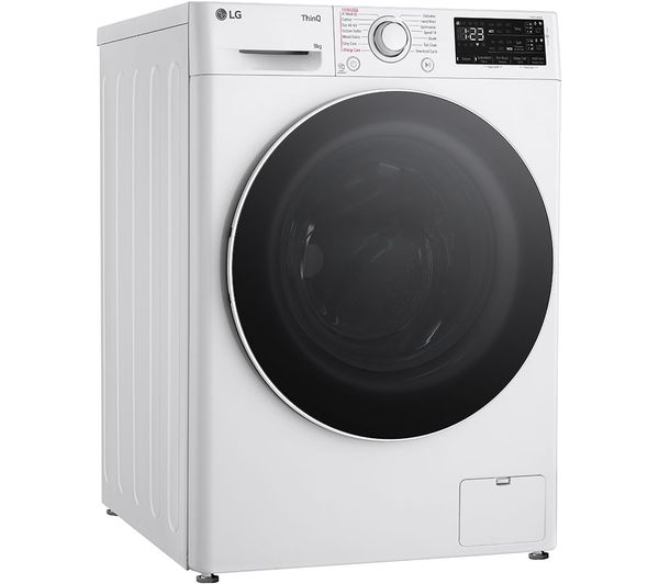 LGE EZDispense with TurboWash F4Y509WWLA1 WiFi-enabled 9 kg 1400 Spin Washing Machine - White