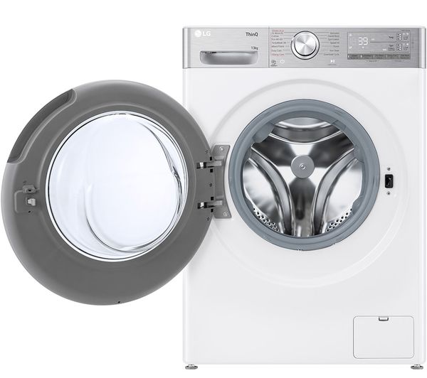 LG EZDispense F4Y913WCTA1 WiFi-enabled 13 kg 1400 Spin Washing Machine - White