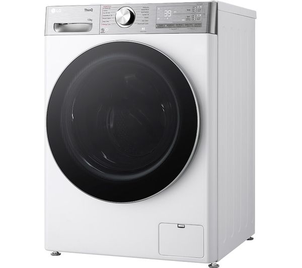 LG EZDispense F4Y913WCTA1 WiFi-enabled 13 kg 1400 Spin Washing Machine - White