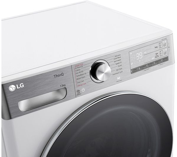 LG EZDispense F4Y913WCTA1 WiFi-enabled 13 kg 1400 Spin Washing Machine - White