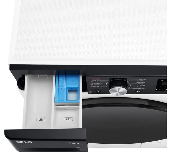 LGE TurboWash 360 F2Y709WBTN1 WiFi-enabled 9 kg 1200 Spin Washing Machine - White