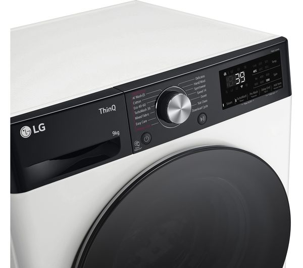 LGE TurboWash 360 F2Y709WBTN1 WiFi-enabled 9 kg 1200 Spin Washing Machine - White