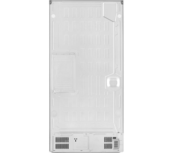 LG NatureFRESH GMB844PZ4E Slim American-Style Fridge Freezer - Shiny Steel