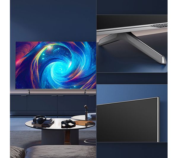 HISENSE 65E7KQTUK PRO 65" Smart 4K Ultra HD HDR QLED TV with Amazon Alexa