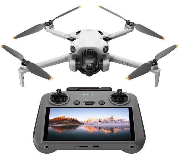 DJI Mini 4 Pro Drone with RC 2 Controller - Grey