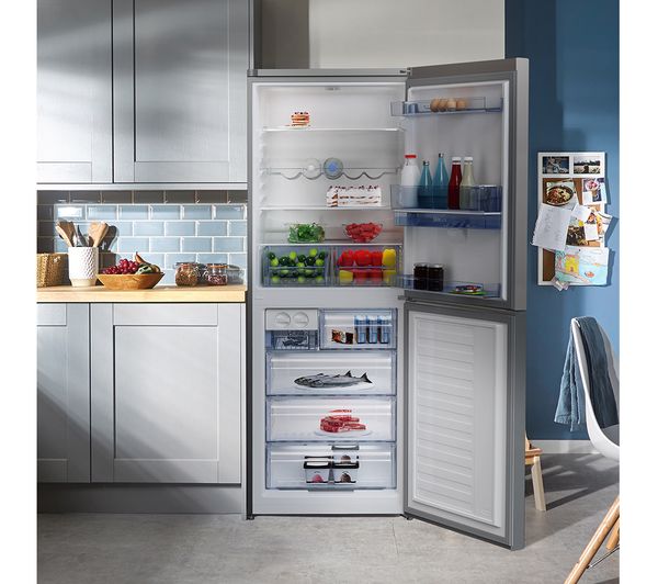 BEKO CFG4790DPS 50 50 Fridge Freezer - Stainless Steel